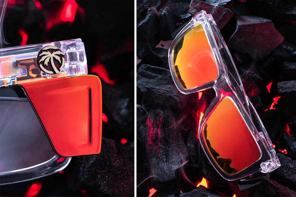 Heat Wave Performance XL VISE Frame Vapor Clear Sunblast Lens Z87+ Sunglasses