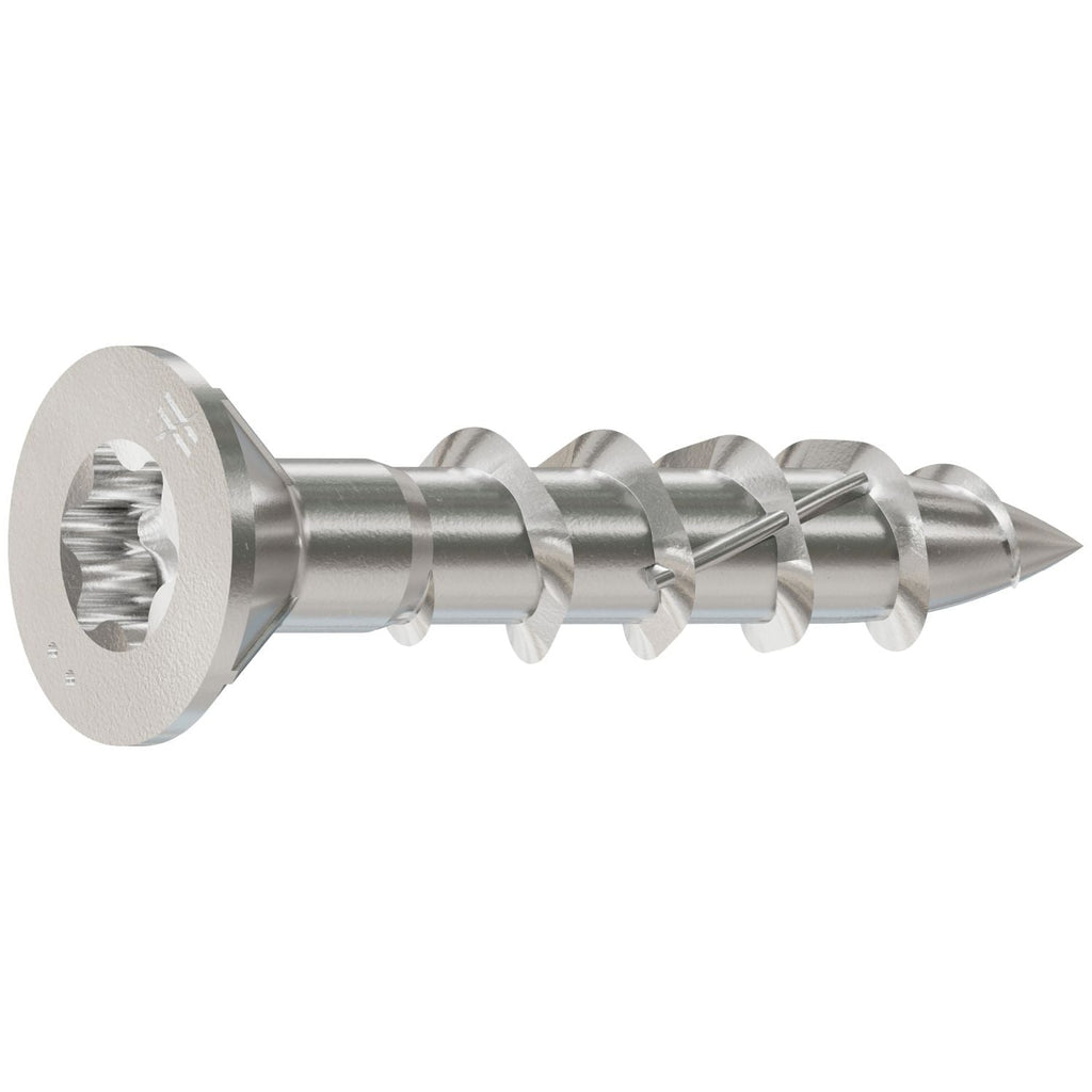 Simpson Strong-Tie S10100WP1 Deck-Drive DWP WOOD SS Screw, #10 x 1-in. T25, Flat Head, Type 305, 1-lb.