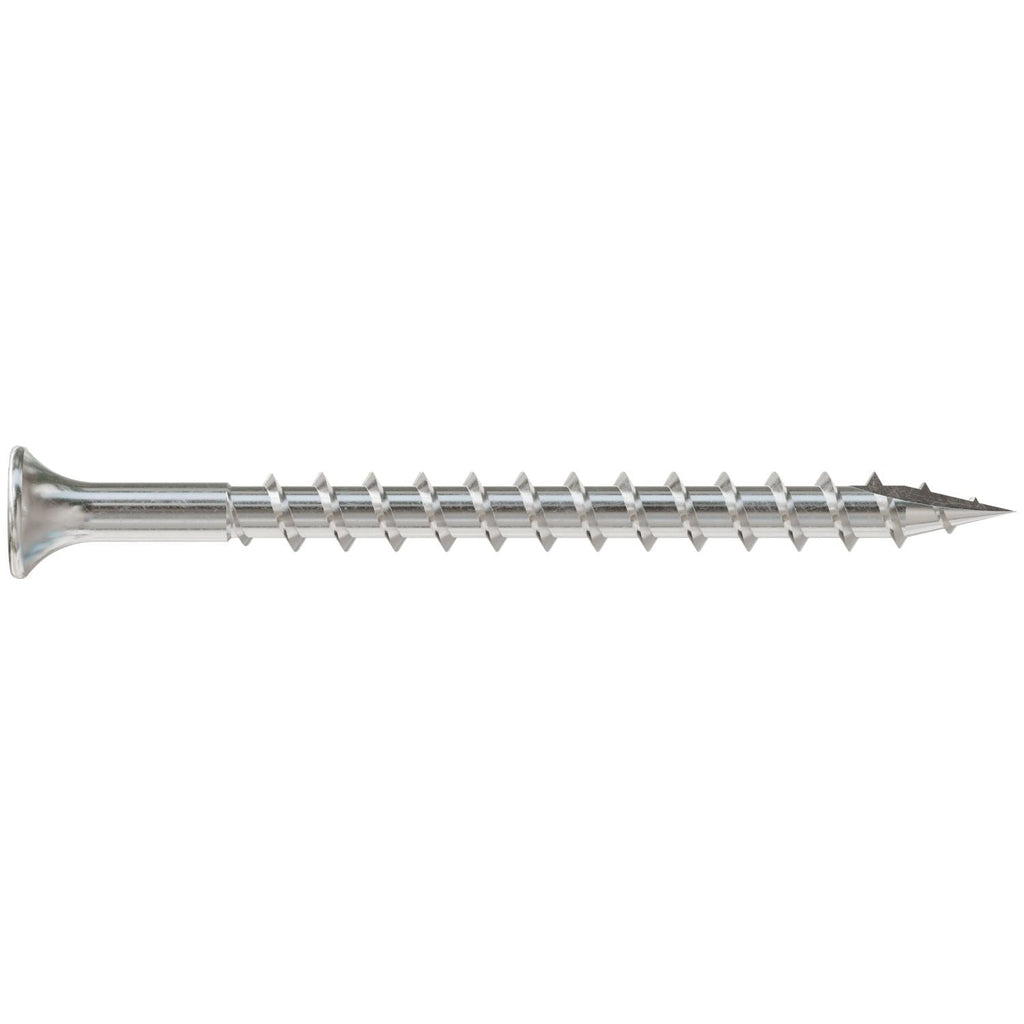 Simpson Strong-Tie SS3DSC212BS316 Bugle-Head Wood Screw (Collated), #10 x 2-1/2-in. #3 Square Drive, Type 316, 1500-Pack
