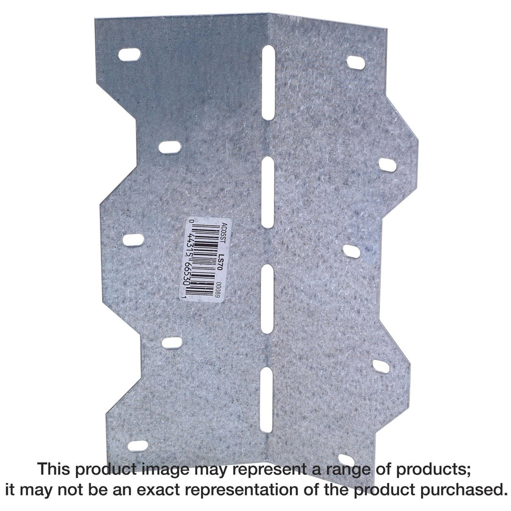 Simpson Strong-Tie LS70 LS 6-3/8-in. 18-Gauge Galvanized Adjustable L Angle