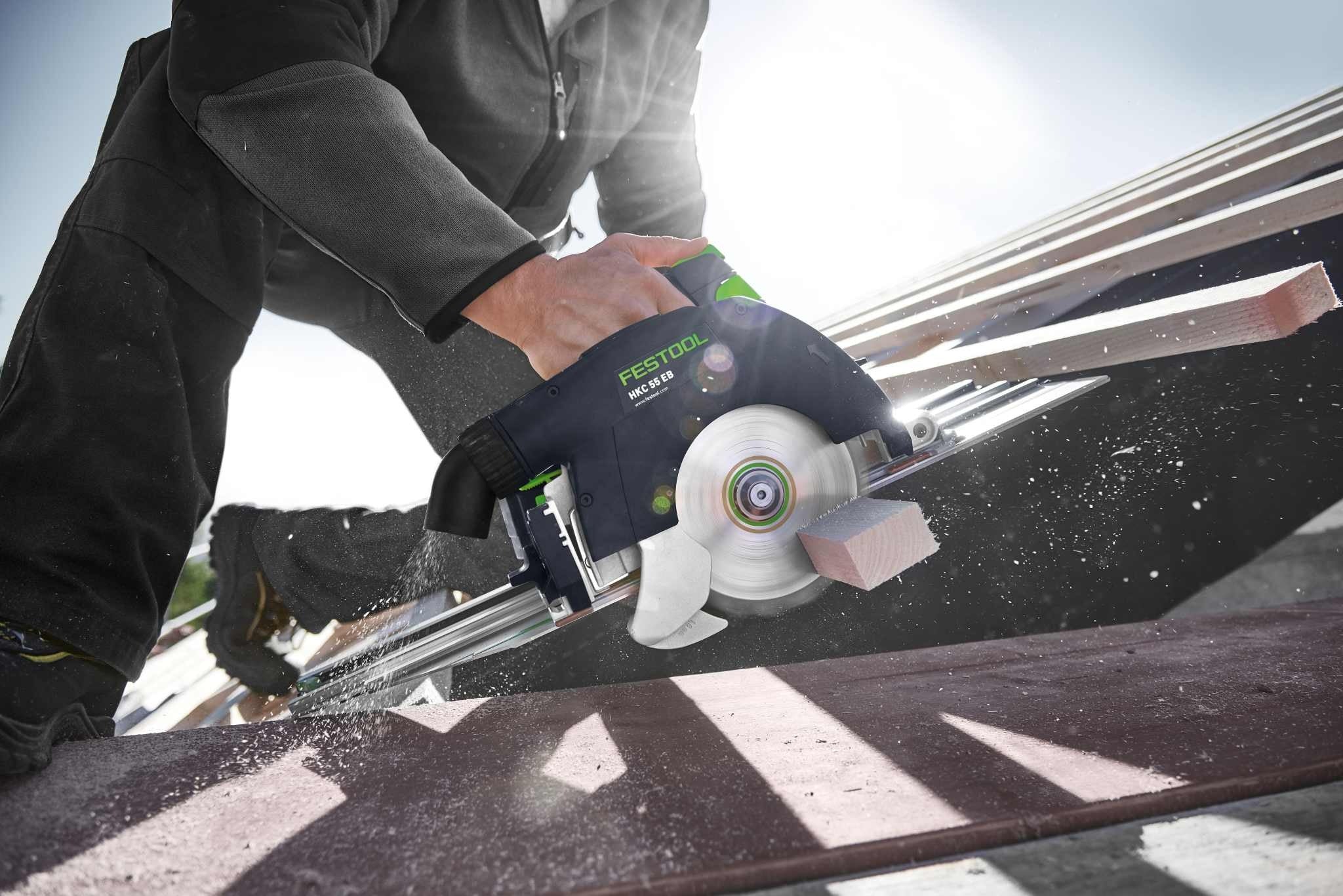Festool 576173 HKC 55 Cordless Bluetooth 5.2Ah Track Saw PLUS-FSK w/ Systainer3