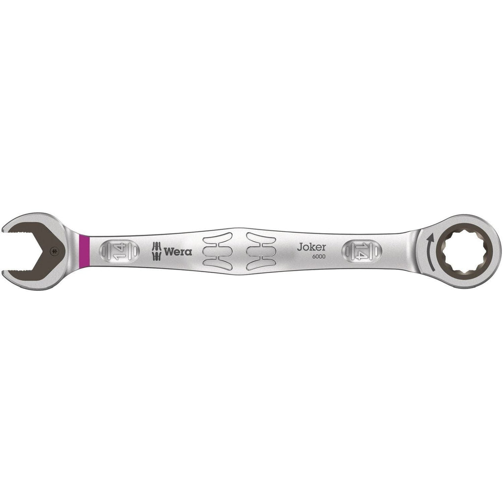 Wera 6000 Joker Ratcheting Combination Wrenches, 14x188-mm.