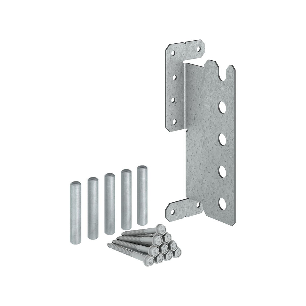 Simpson Strong-Tie CJT5ZS CJTZ 12-Gauge ZMAX Galvanized Concealed Joist Tie with (5) Short Pins