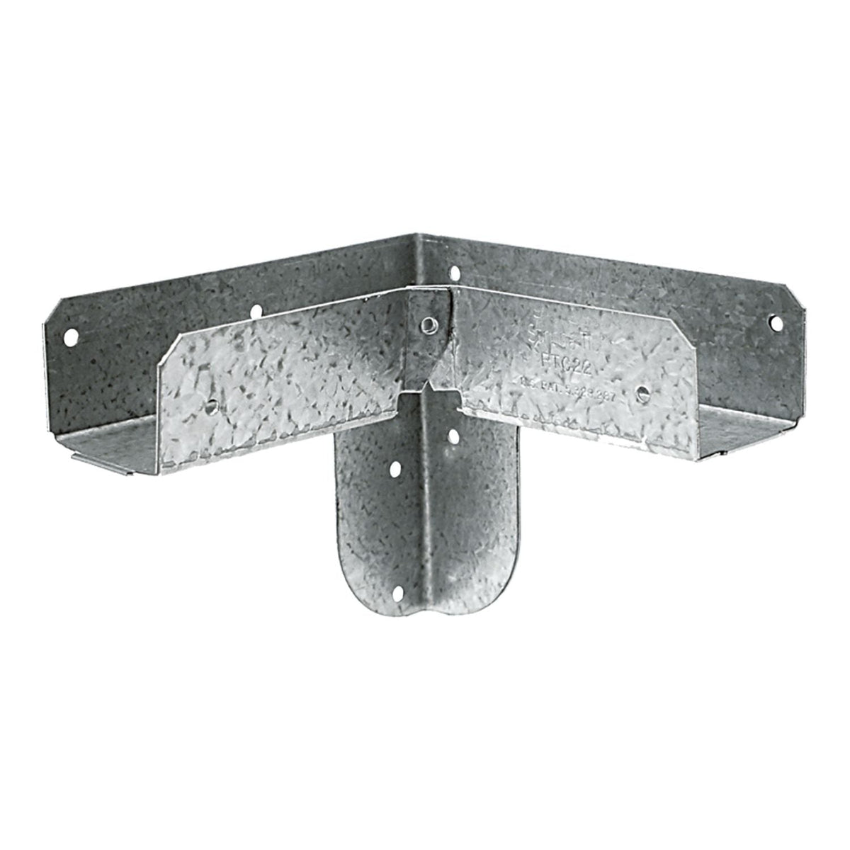 Simpson Strong-Tie RTC22Z RTC 18-Gauge ZMAX Galvanized Rigid Tie Corner for 2x