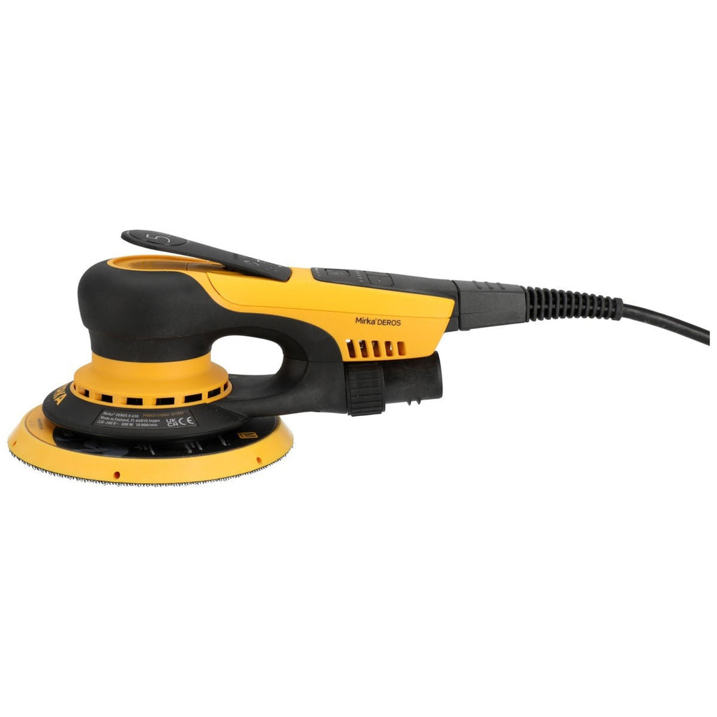 Mirka DEROS II 650X 110V 6-in. 5mm Corded Random Orbital Sander, Tool Only