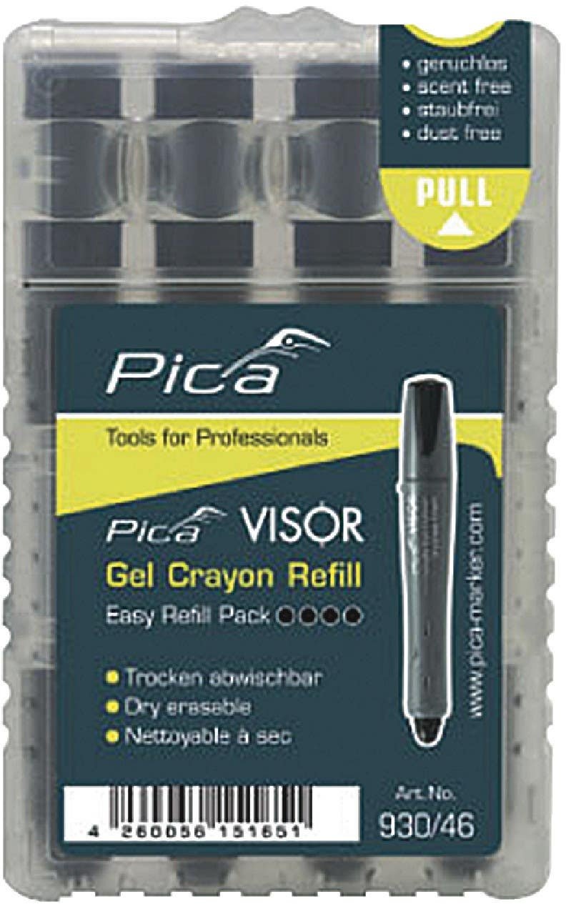 Pica 930/46 Black Dry Erase Refill, 4-Pack
