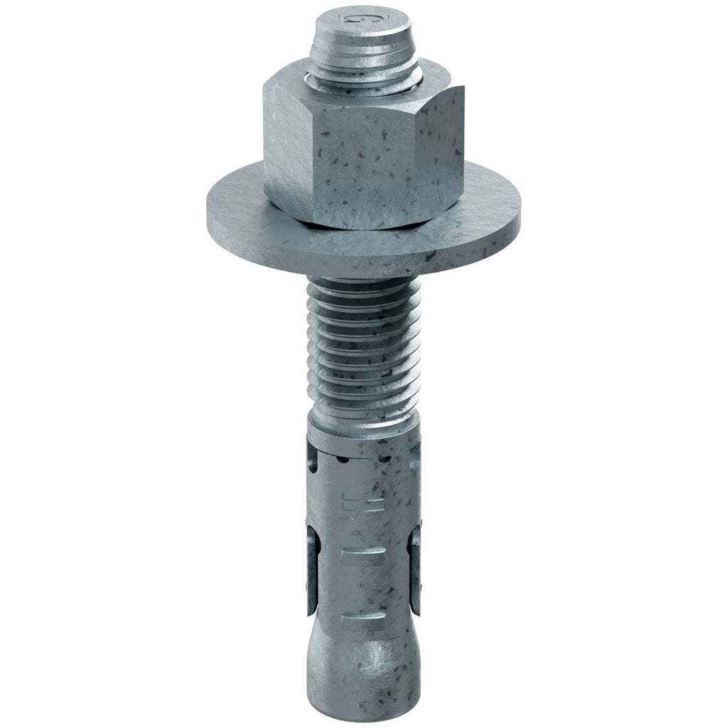 Simpson Strong-Tie STB2-75434MGF10 Strong-Bolt 2, 3/4-in. x 4-3/4-in. Mechanically Galvanized Wedge Anchor, Fully Assembled, 10-Pack