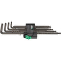 Wera 967/9 Torx XL 1 Torx L-Key Set, Long, 9-Pieces