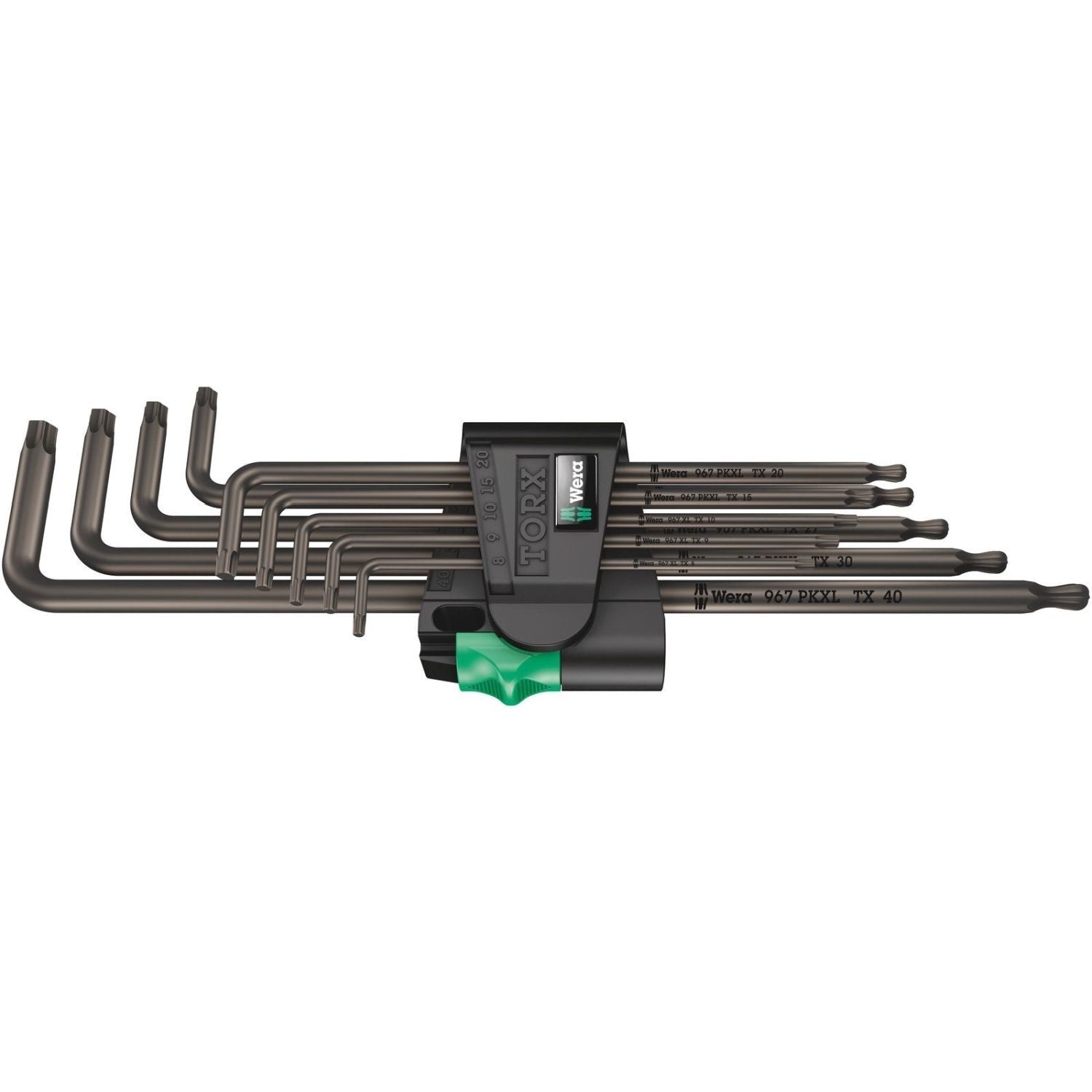 Wera 967/9 Torx XL 1 Torx L-Key Set, Long, 9-Pieces