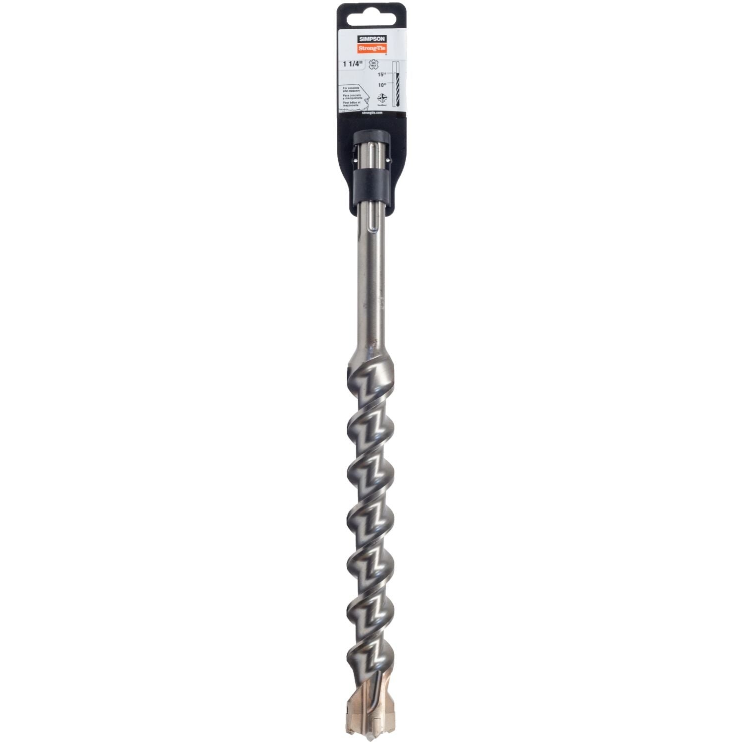 Simpson Strong-Tie MDMX12515Q 1-1/4-in. x 15-in. SDS-max Shank Quad-Head Drill Bit