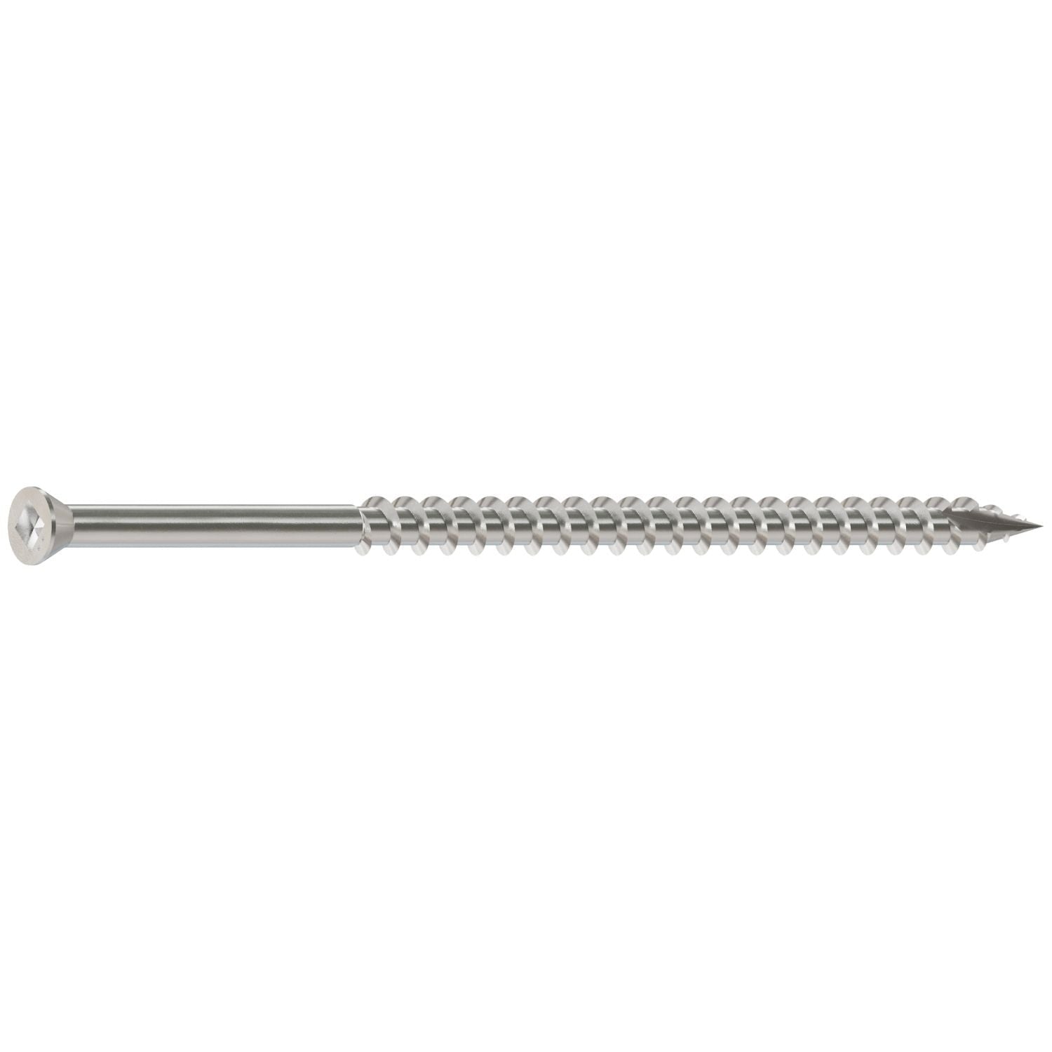 Simpson Strong-Tie S09400FB1 Trim-Head Screw, Square Drive, #9 x 4-in. #2 SQ, Type 305, 1-lb.