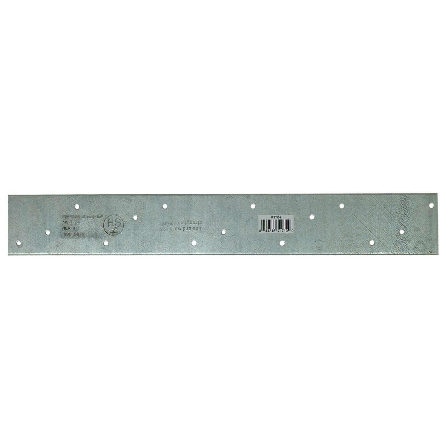 Simpson Strong-Tie MSTI36 MSTI 36-in. 12-Gauge Galvanized Medium Strap Tie