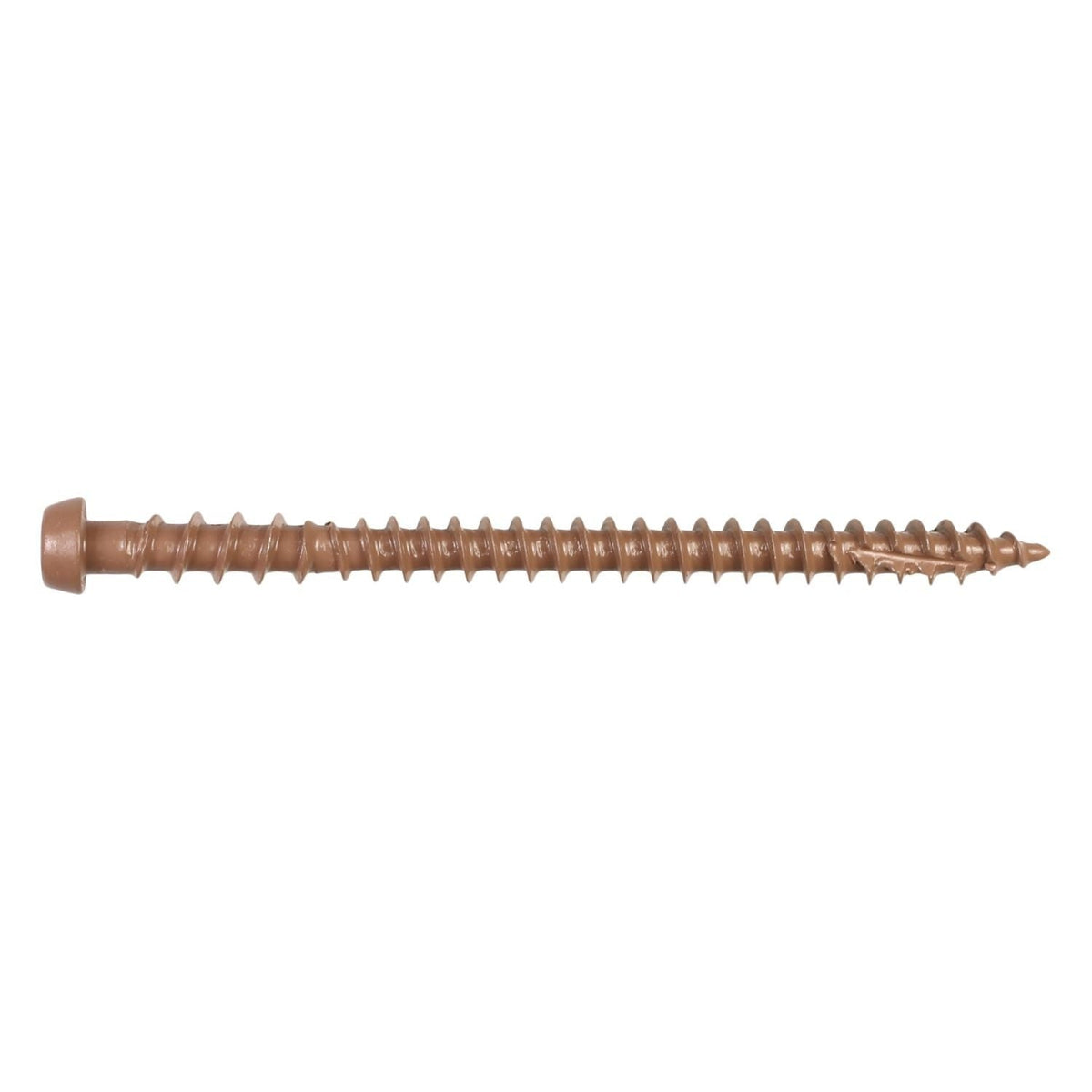 Simpson Strong-Tie DCU234TN03R70 Deck-Drive DCU COMPOSITE Screw, #10 x 2-3/4-in. T20, Quik Guard, Tan 03, 70-Pack