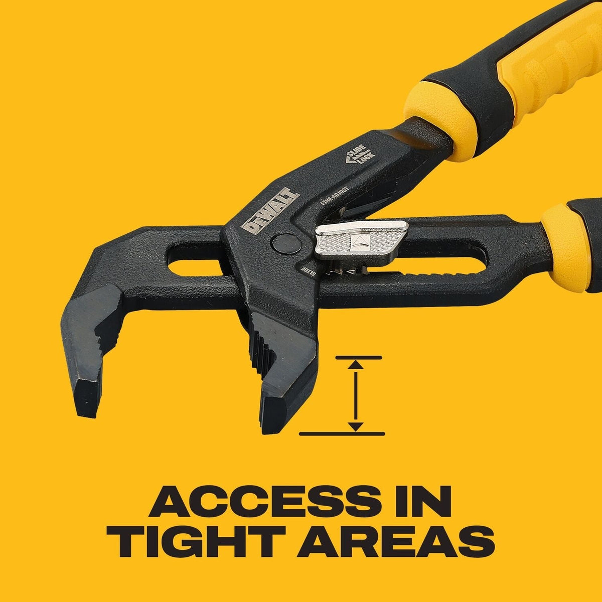 DeWALT DWHT82822 10-in. Slidelock Straight Jaw Pliers