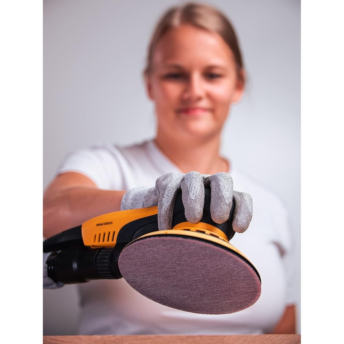 Mirka Abranet 6-in. P100 Hook and Loop Sanding Discs, 10-Pack Dust-Free Mesh Abrasive (9A-241-100RP)