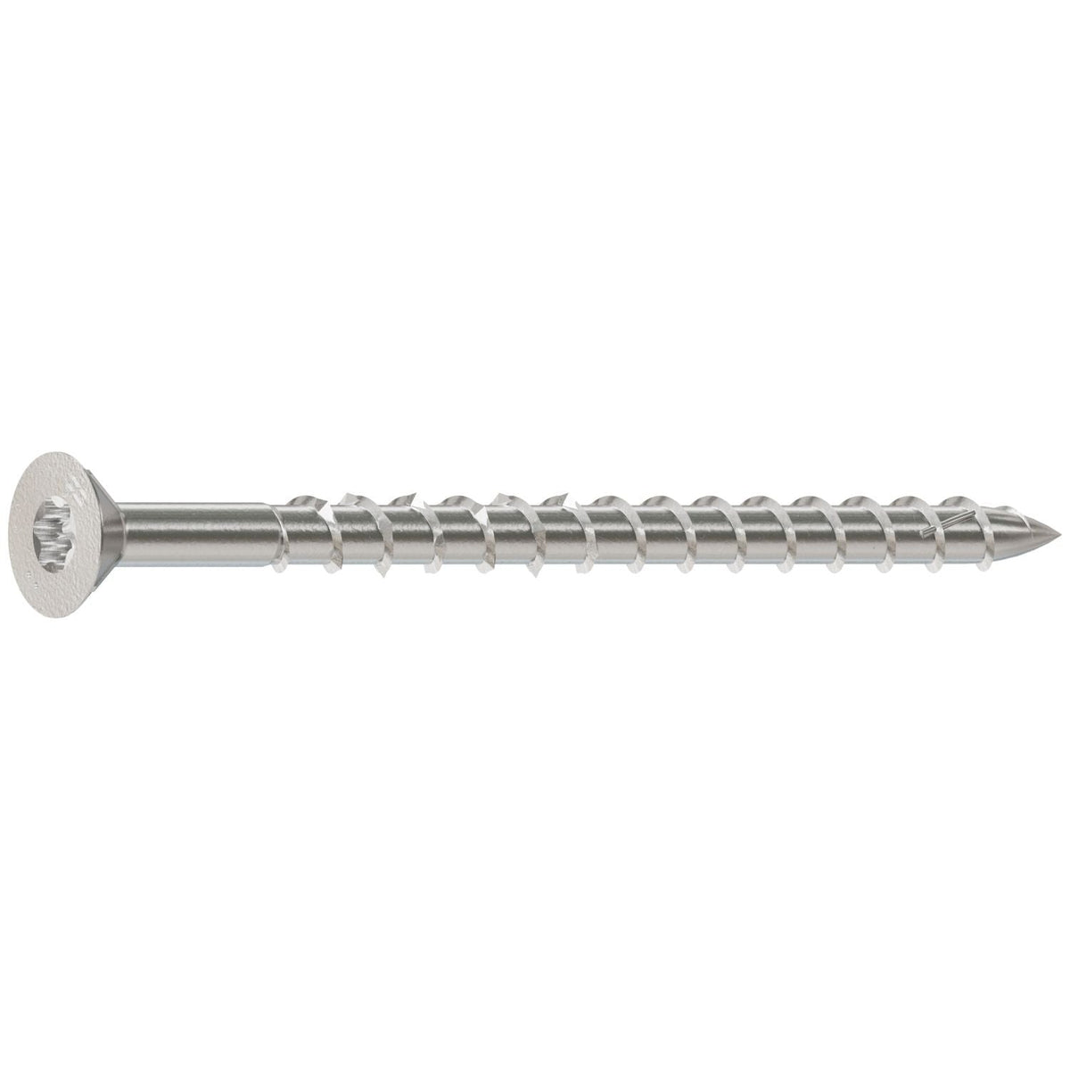 Simpson Strong-Tie S08250WPF1 Deck-Drive DWP WOOD SS Screw, #8 x 2-1/2-in. T-20, Flat Head, Type 305, 1-lb.