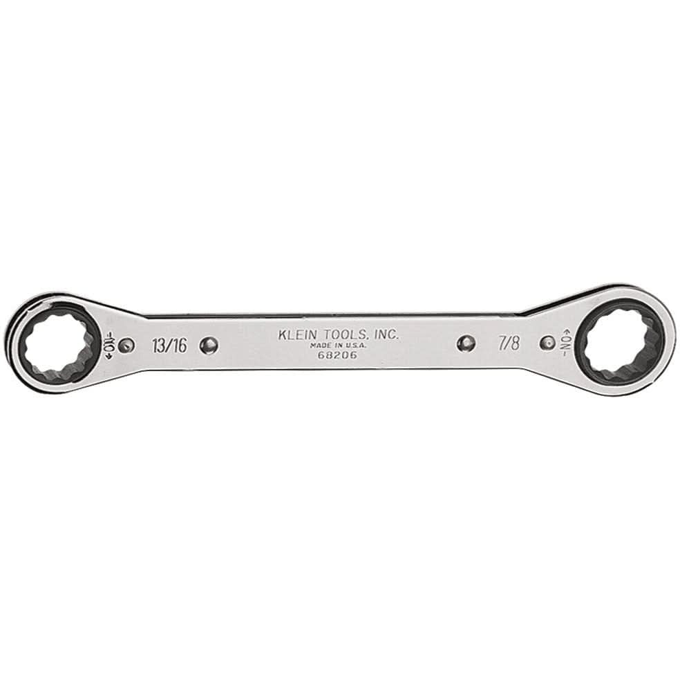 Klein 68206 Ratcheting Box Wrench - 13/16" x 7/8"