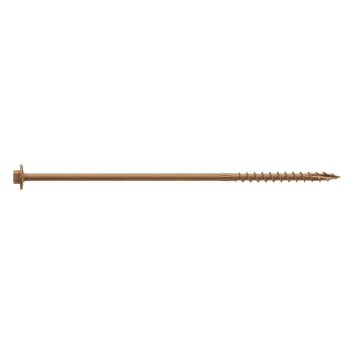 Simpson Strong-Tie SDWH19800DB-R50 Strong-Drive SDWH TIMBER-HEX Screw, 0.195-in. x 8-in. 5/16 Hex, DB Coating, 50-Pack