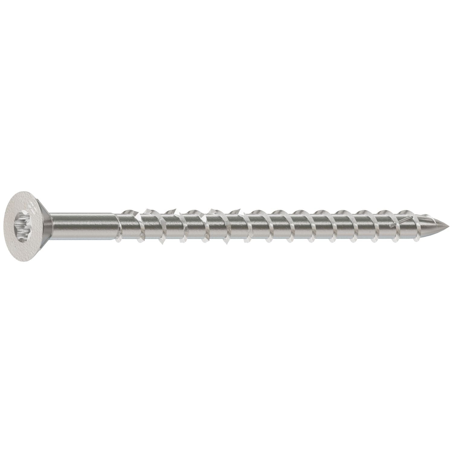 Simpson Strong-Tie S08250WPF1 Deck-Drive DWP WOOD SS Screw, #8 x 2-1/2-in. T-20, Flat Head, Type 305, 1-lb.