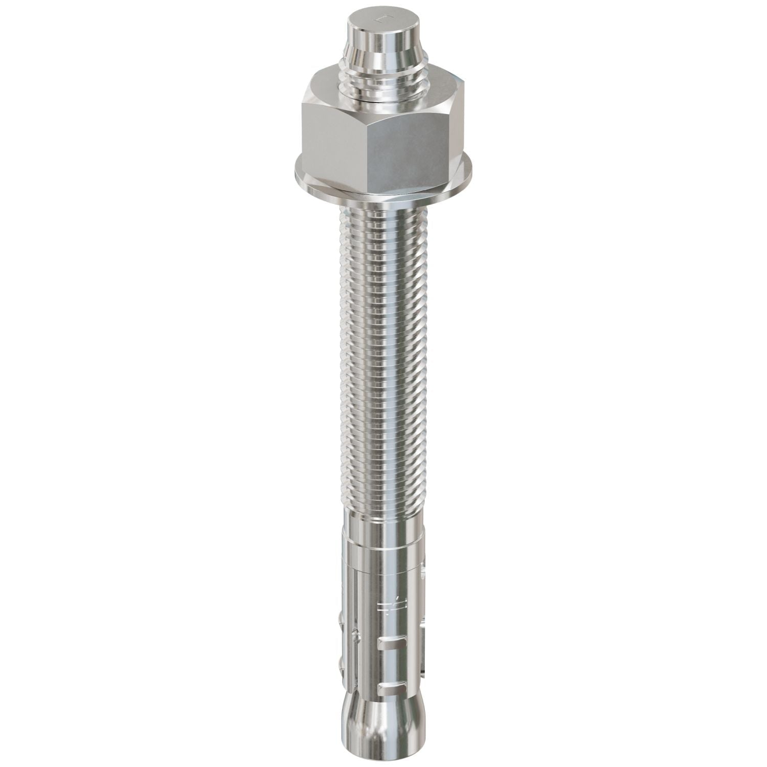 Simpson Strong-Tie STB2-75700S4F10 Strong-Bolt 2, 3/4-in. x 7-in. Type 304 Stainless-Steel Wedge Anchor, Fully Assembled, 10-Pack