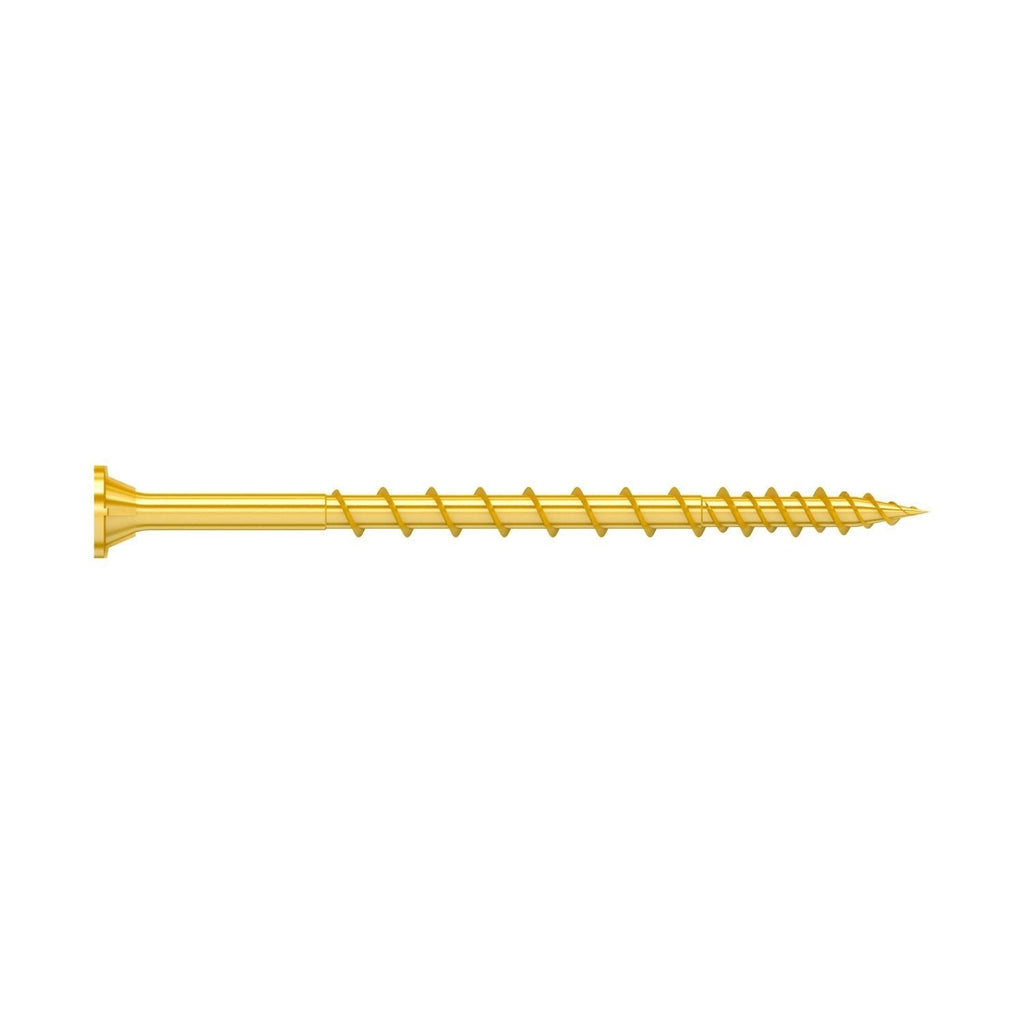 Simpson Strong-Tie HCKWSV3S Strong-Drive WSV SUBFLOOR Screw (Collated), #9 x 3-in. T25, Yellow Zinc, 500-Pack
