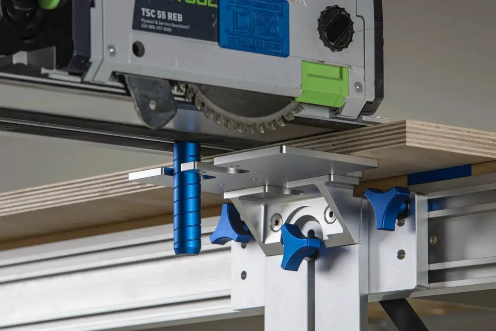 Dashboard MFT Guide Rail Bracket Set for Square Track Saw Crosscuts (GRB001)