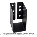 Simpson Strong-Tie APLH24R Outdoor Accents APLH ZMAX, Black Light Joist Hanger for 2x4 Rough