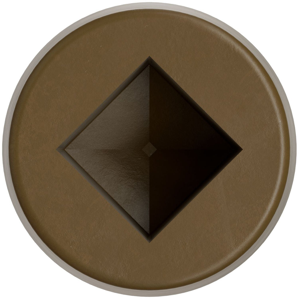 Simpson Strong-Tie DCSD238SBR01 Deck-Drive DCSD COMPOSITE-TO-STEEL Screw (Collated), #10 x 2-3/8-in. Quik Guard Brown 01, 1000-Pack