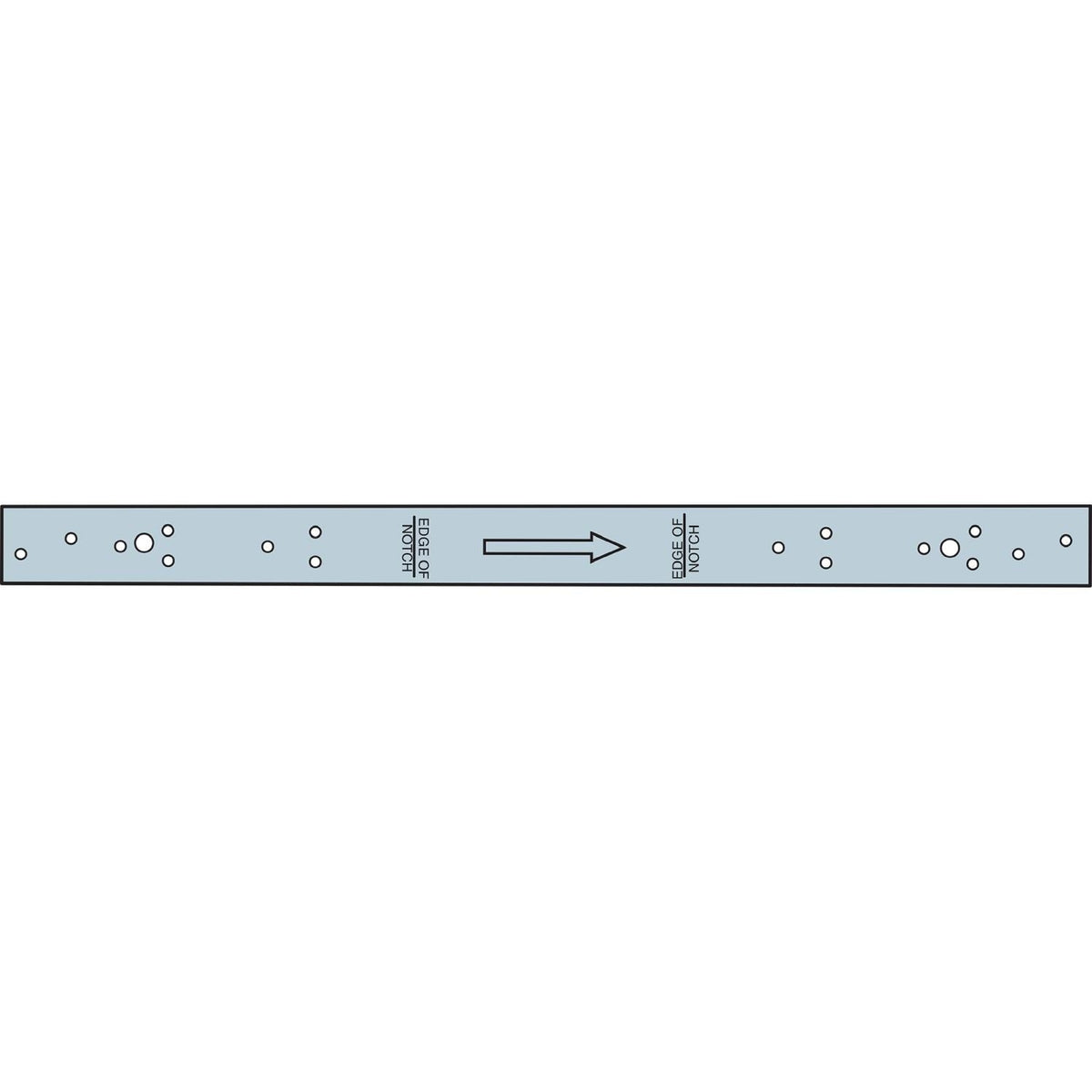 Simpson Strong-Tie RPS22 RPS 22-5/16-in. 16-Gauge Galvanized Retrofit Strap Tie