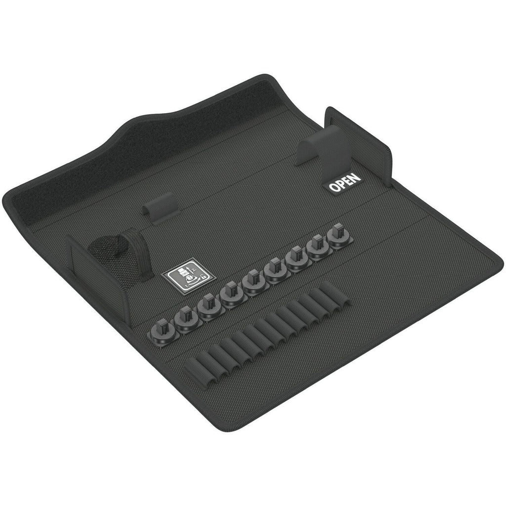 Wera 9472 Textile Box Safe-Torque, For Up To 23-Pieces, Empty, 240x47x148-mm.