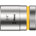 Wera 8790 Hmc Zyklop Socket With 1/2-in. Drive, 3/4-in.x37-mm.