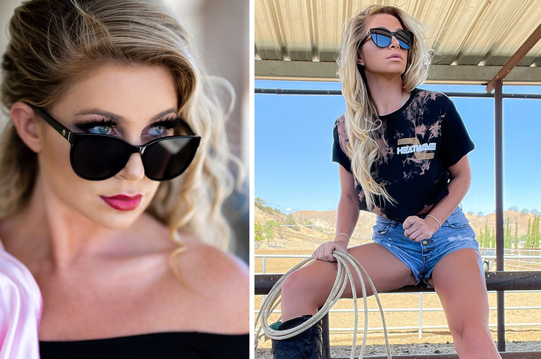 Heat Wave Carat BLACK Sunglasses