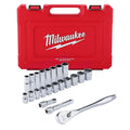 Milwaukee 48-22-9410 1/2" Drive 22-Piece SAE Ratchet & Socket Set