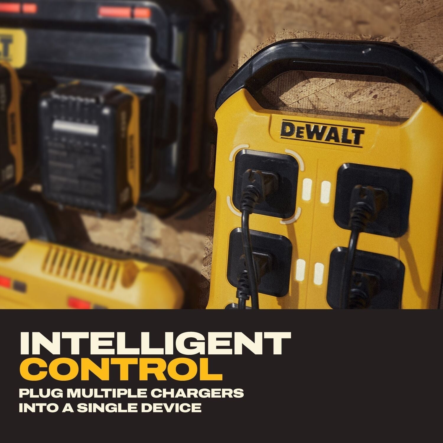 DeWALT DCBPC1615 15-Amp 6-Outlet Multi-Charger Power Controller