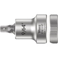 Wera 8740 B Hf Zyklop Bit Socket With Holding Function, 3/8-in. Drive, 9/64-in.x35-mm.