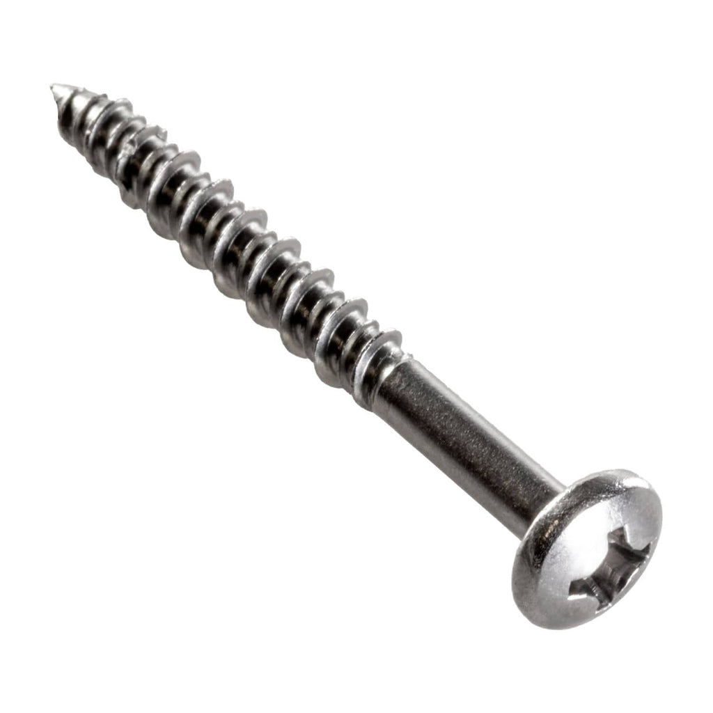 Simpson Strong-Tie T12J200PX-RP6 Marine Screw, Pan Head, #12 x 2-in. #3 Phillips Drive, Type 316, 6-Pack