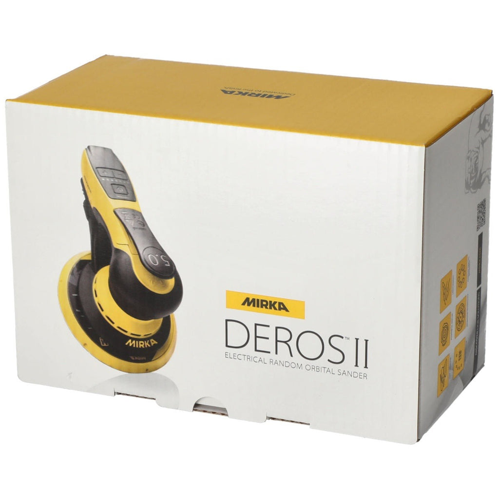 Mirka DEROS II 750X 7-in. 5.0 mm Corded Random Orbital Sander for Dust-Free Large Surface Sanding, Tool Only (MID7504044US)