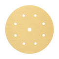 Mirka Gold 8-in. P180 Grip Sanding Disc, 9-Hole 50-Pack (23-632-180)