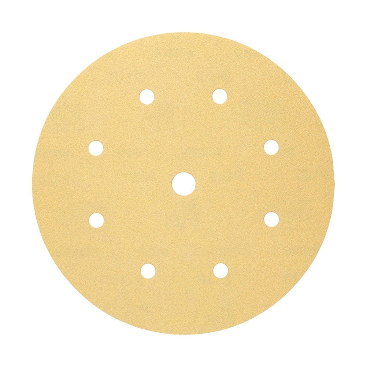 Mirka Gold 8-in. P180 Grip Sanding Disc, 9-Hole 50-Pack (23-632-180)