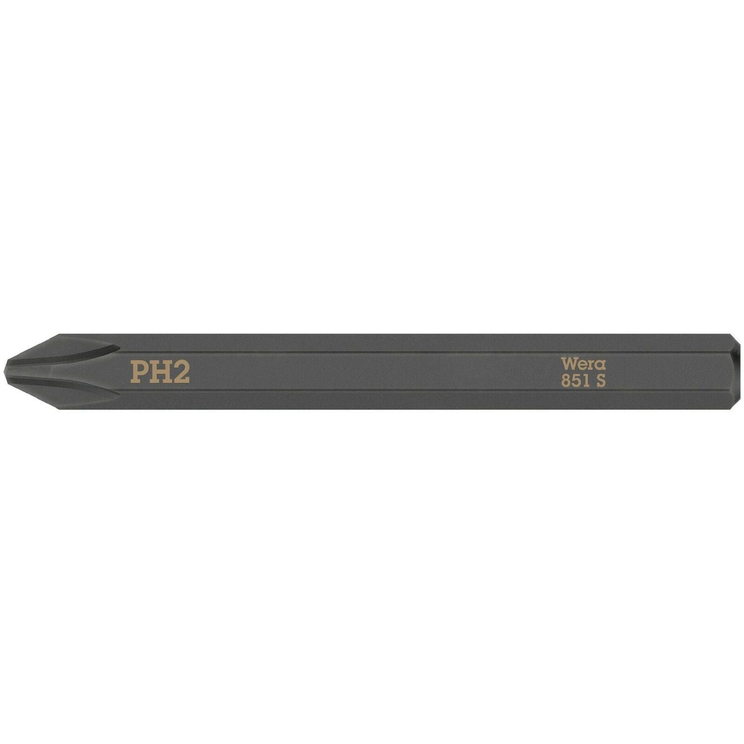 Wera 851 S Phillips Bit For Impact Screwdrivers, Ph 3x70-mm.