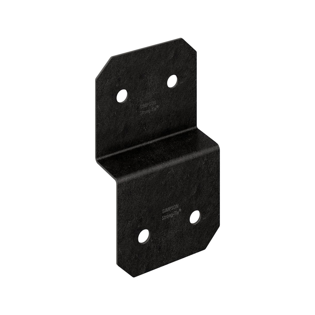 Simpson Strong-Tie APVDJT1.75-6 Outdoor Accents Avant Collection 5-in. ZMAX, Black Powder-Coated Deck Joist Tie for 1-3/4-in. Wood