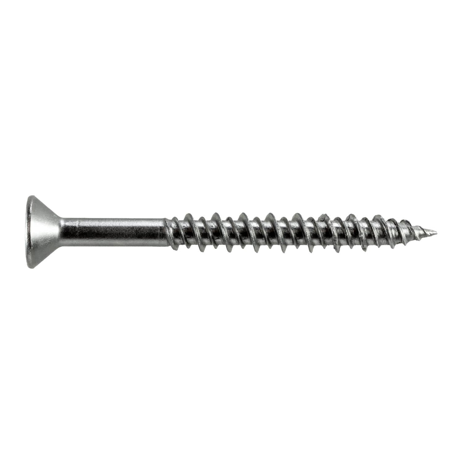 Simpson Strong-Tie T10J200FX-RP8 Marine Screw, Flat Head, #10 x 2-in. #2 Phillips Drive, Type 316, 8-Pack