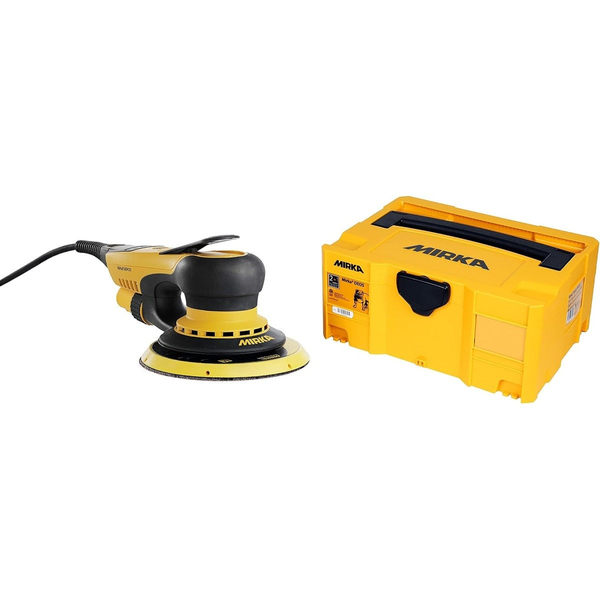 Mirka DEROS II 650 6-in. 110V Corded Random Orbital Sander with Case, 5.0mm Orbit
