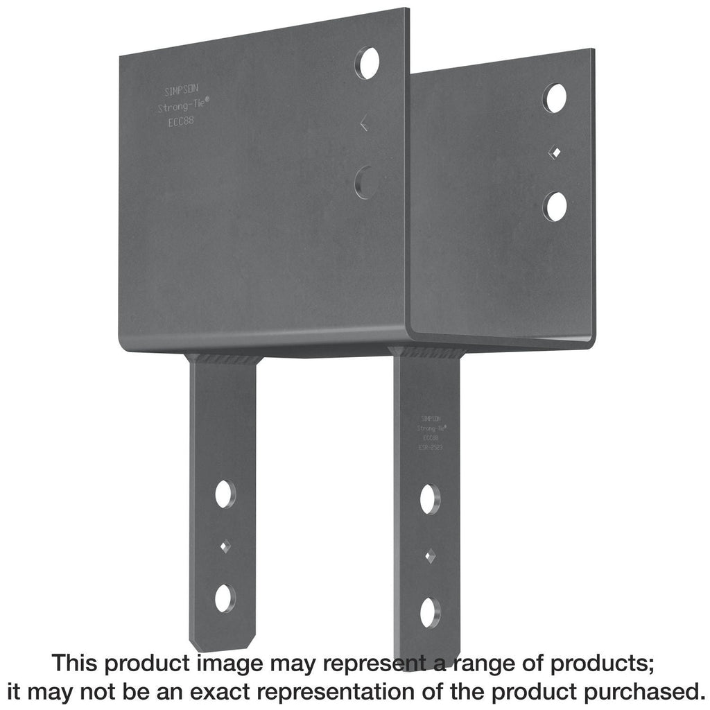Simpson Strong-Tie ECC46HDG ECC Hot-Dip Galvanized End Column Cap for 4x Beam, 6x Post