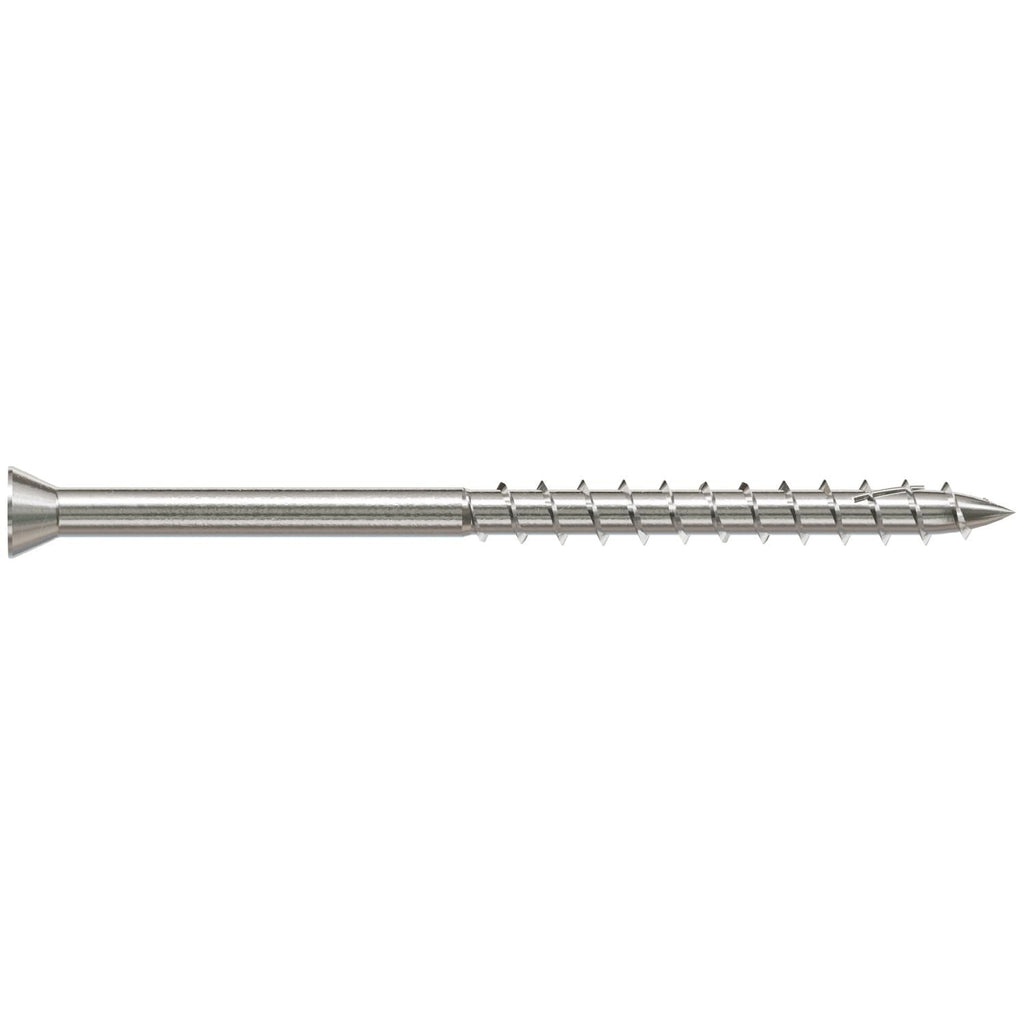 Simpson Strong-Tie S07250WP5 Deck-Drive DWP WOOD SS Screw, #7 x 2-1/2-in. T-15, Trim Head, Type 305, 5-lb.