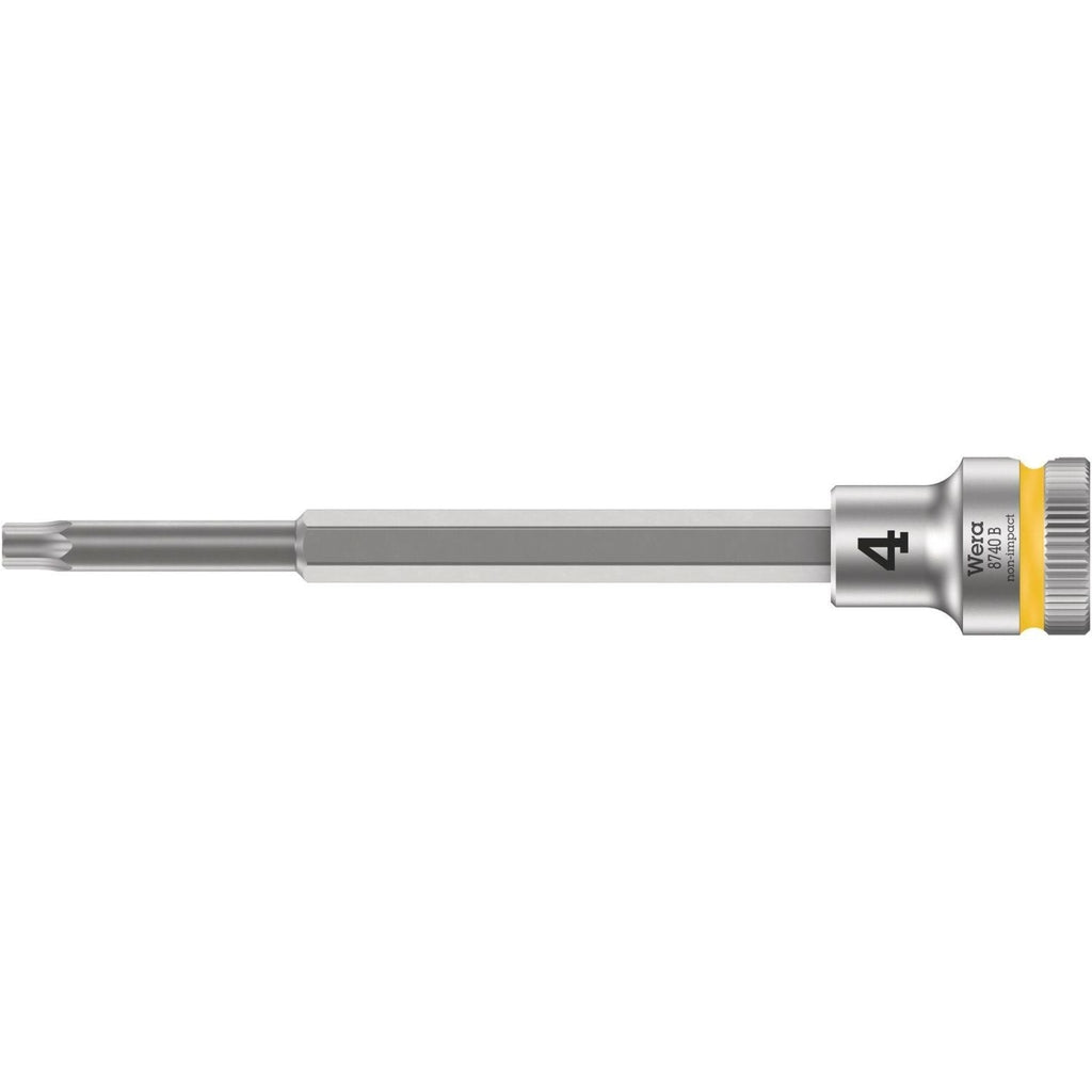 Wera 8740 B Zyklop Bit Socket With 3/8-in. Drive, With Extra Slim Profile Area, 4x107-mm.