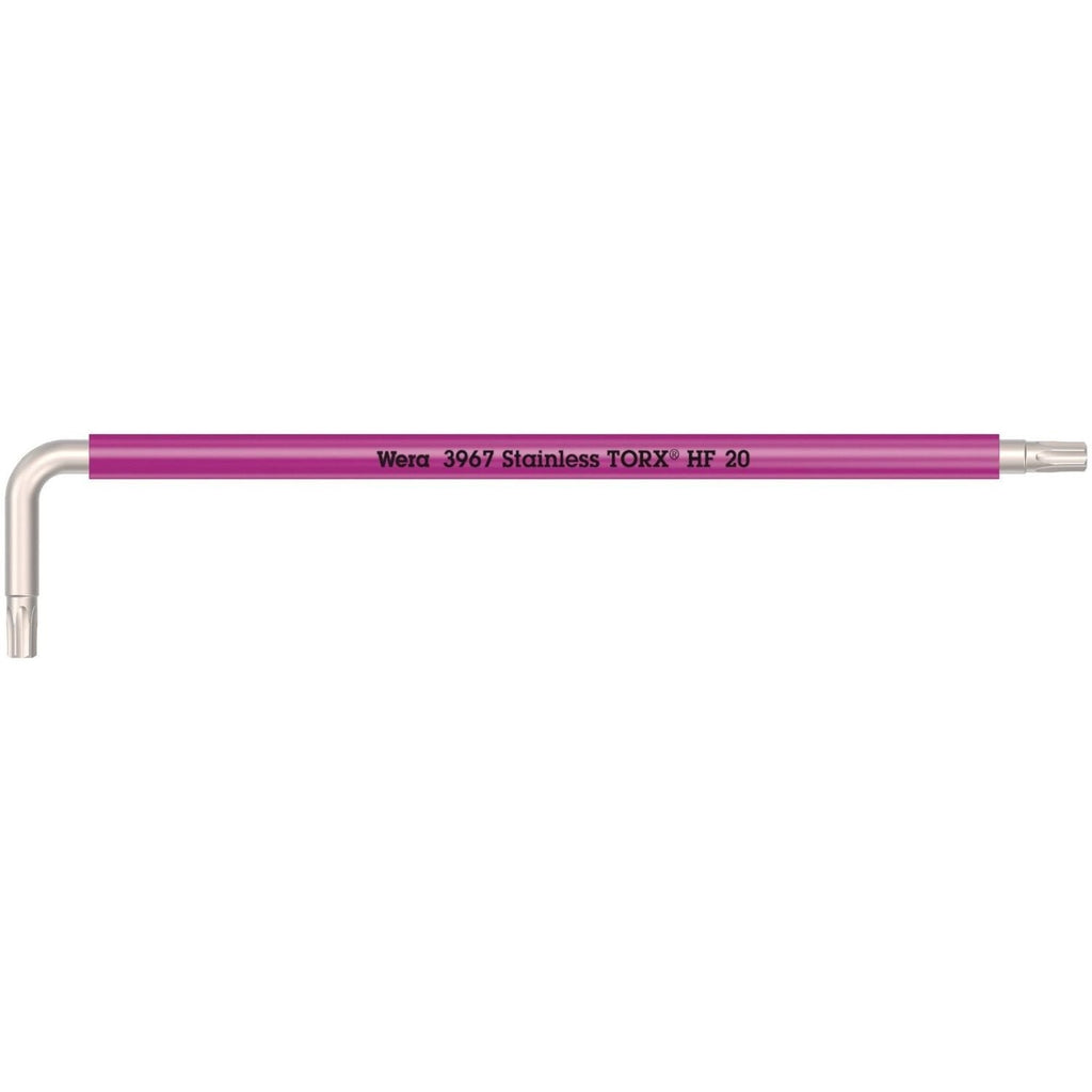 Wera 3967 Sxl Hf Torx L-Key Multicolour With Holding Function, Long, Stainless, Torx 9x101-mm.