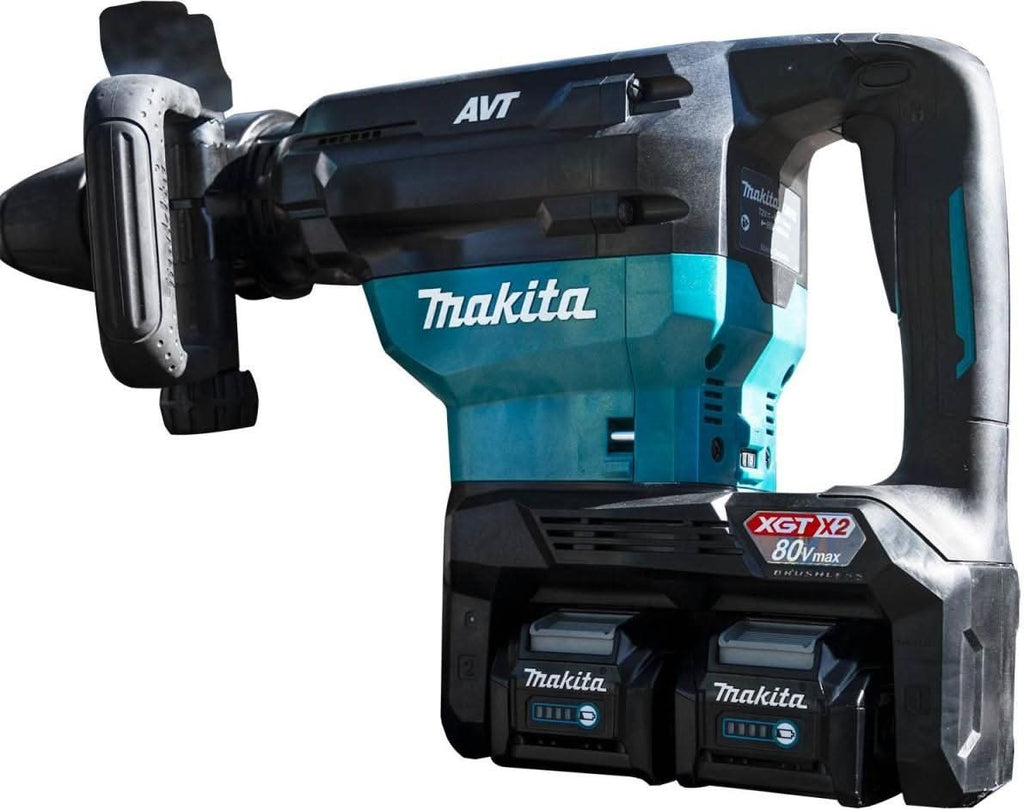 Makita GMH02PM 80V max (40V max X2) XGT Brushless 28 lb. SDS-MAX AVT AWS-Capable Demolition Hammer 4.0Ah Kit