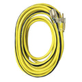 Voltec 50-ft. 10/3 SJTW Indoor/Outdoor Extension Cord with Lighted Receptacle, Yellow/Black (05-00350)
