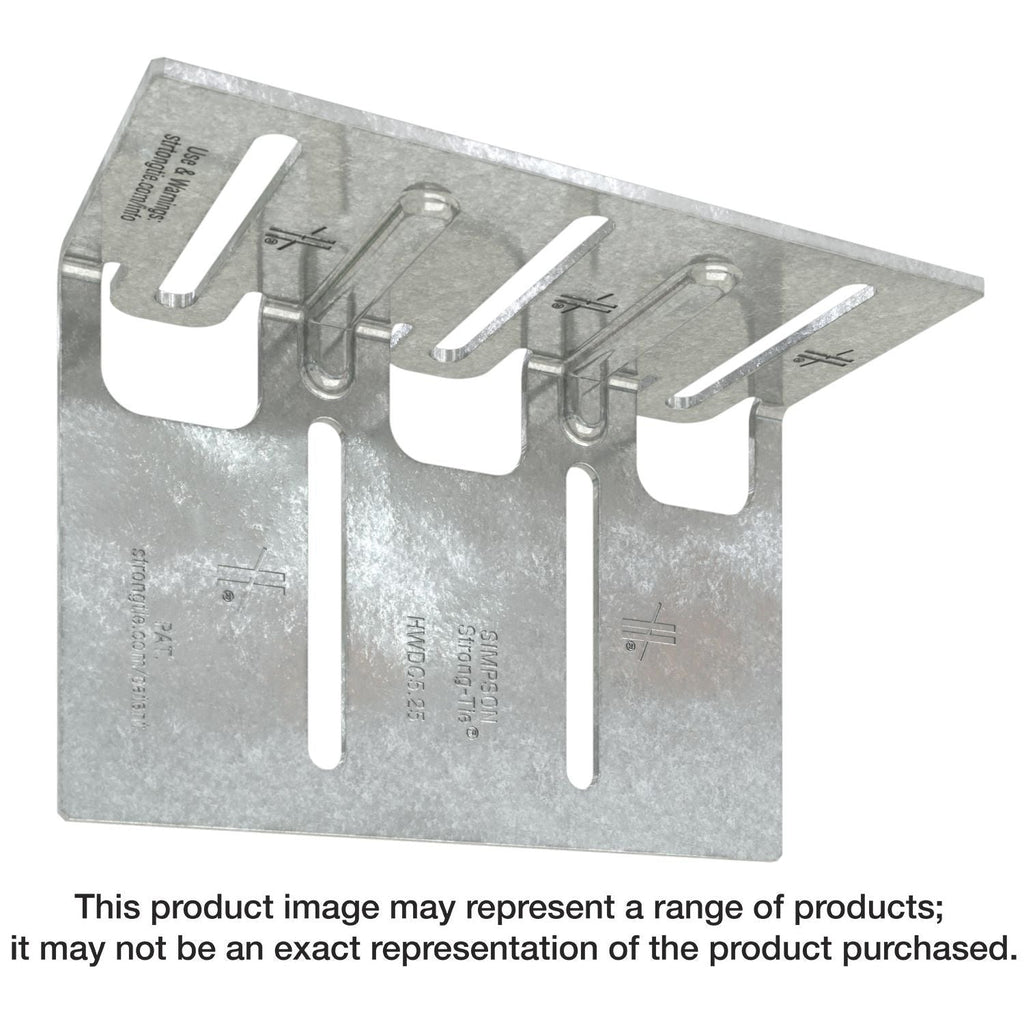 Simpson Strong-Tie HWDC5.25-KT25 HWDC 5-1/4-in. Head-of-Wall Drift-Clip Connector, 25-Pack